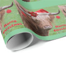 Search for farm animal christmas wrapping paper Highland