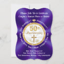 Search for christian anniversary invitations 50th