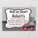 Search for boys skating party invitations Grey
