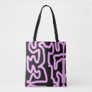 Search for modern art tote bags Pink