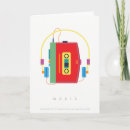 Search for vintage music birthday cards Retro