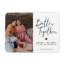 Search for save the date magnets Typography
