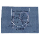 Search for denim gift bags Blue