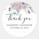 Search for lavender floral thank you stickers Botanical