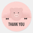 Search for pig thank you stickers Animal