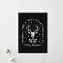 Search for vintage deer christmas cards Gothic