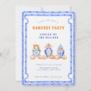 Search for blue ginger jar invitations Preppy