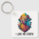 Search for staffies key rings Dog