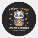 Search for leukemia cancer stickers Orange