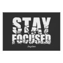 Search for stay focused posters Typography