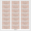 Search for pink and orange return address labels Bride