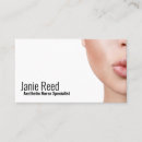 Search for plastic surgery business cards Nurse