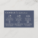 Search for handmade candles business cards Homemade