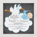 Search for chalkboard baby boy shower invitations Modern