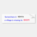 Search for kenya bumper stickers President