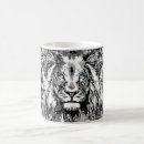 Search for lions head mugs Lion face