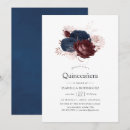 Search for maroon quinceanera invitations Elegant