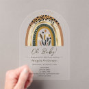 Search for acrylic baby shower invitations Whimsical