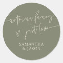 Search for sage green heart wedding stickers Simple