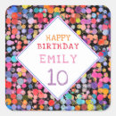 Search for painting birthday party stickers Girl