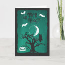 Search for tree halloween cards Owl