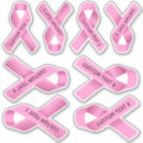 Search for pink awareness ribbon stickers Support
