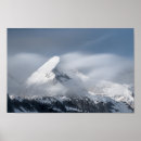 Search for mountains in clouds posters Sunlight