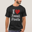 Search for fossil fuels tshirts Retro