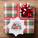 Search for red truck christmas cards Vintage