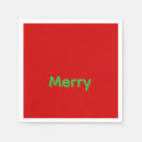 Search for monogram christmas napkins Green