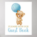 Search for baby shower guest book signs Blue