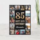 Search for black and gold birthday cards Photo collage