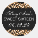 Search for hollywood birthday stickers Gold