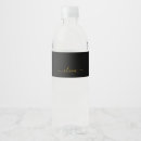 Search for black gold water bottle labels Girly