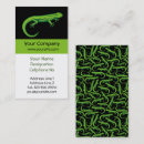 Search for gecko business cards Green