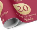 Search for red glitter wrapping paper Happy birthday
