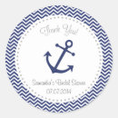 Search for anchor bridal shower stickers Thank you
