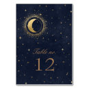 Search for gold foil table cards Gold and blue