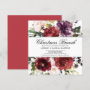 Search for burgundy christmas invitations Watercolor