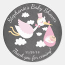 Search for baby girl stork stickers Shower