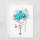 Search for keys invitations Blue