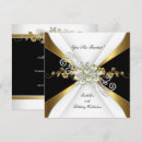 Search for pearl birthday invitations Gold