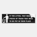Search for litter bumper stickers Environment