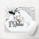 Search for black widow mouse mats Spooky