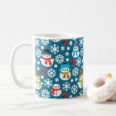 Search for snowman snowflakes mugs Xmas