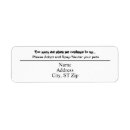 Search for rescue cats return address labels Adopt