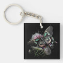 Search for beautiful butterflies key rings Blue