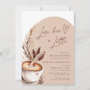 Search for a latte invitations Bride