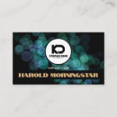 Search for black and teal business cards Qr code