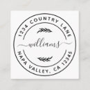 Search for leaves business cards Square
